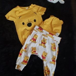 Unisex Pooh 3 piece set